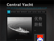 Tablet Screenshot of centralyacht.com